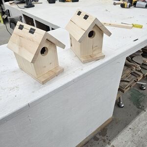 Natural Wooden Birdhouses